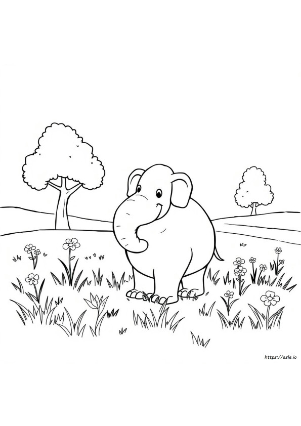 Heffalump Gambar Mewarnai
