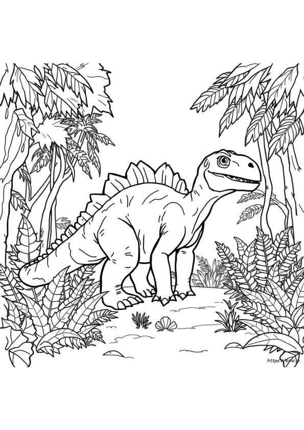 Iguanodon Gambar Mewarnai