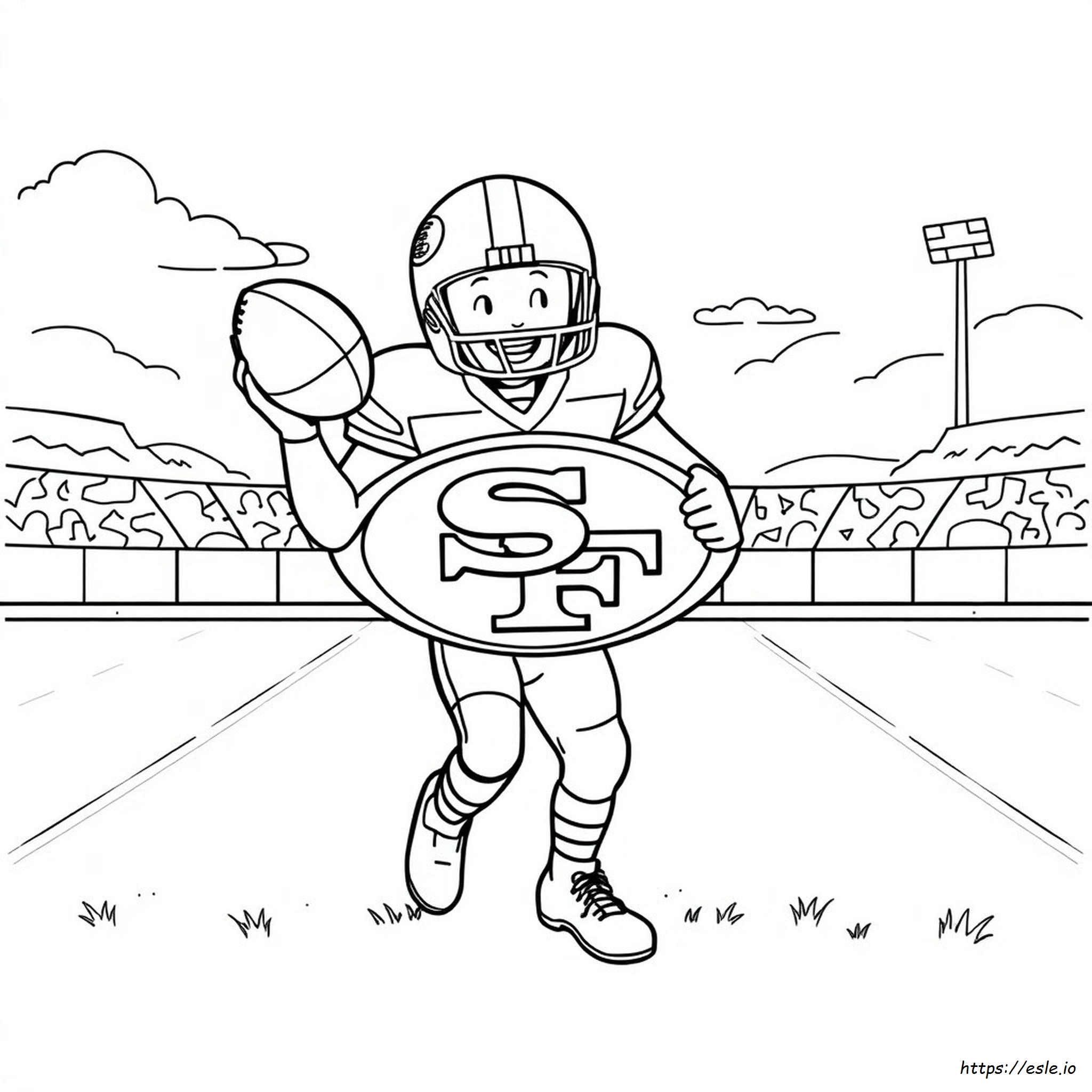 Kolorowanki Z Logo 49Ers Do Druku