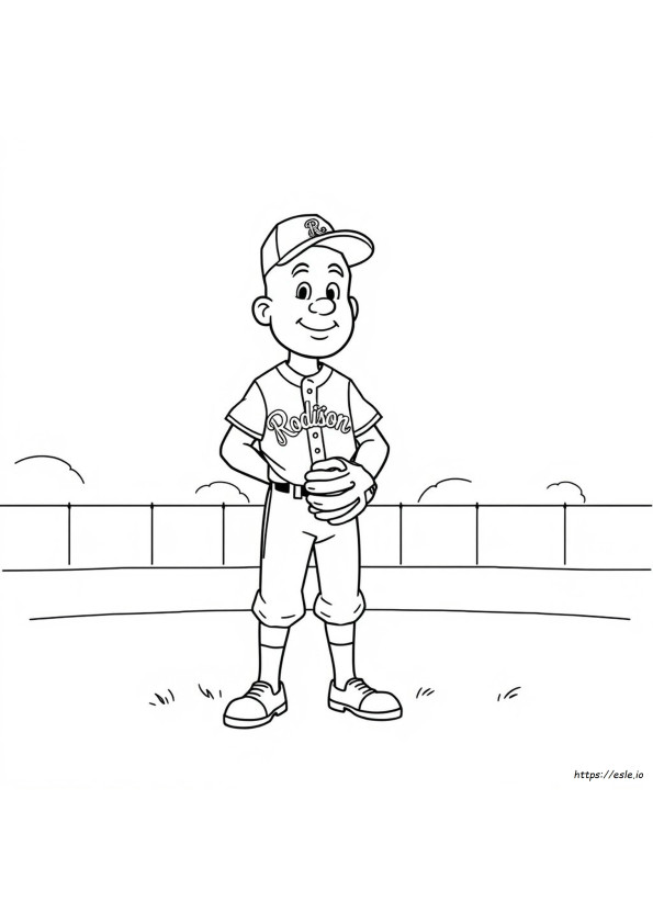 Gambar-Gambar Mewarnai Jackie Robinson