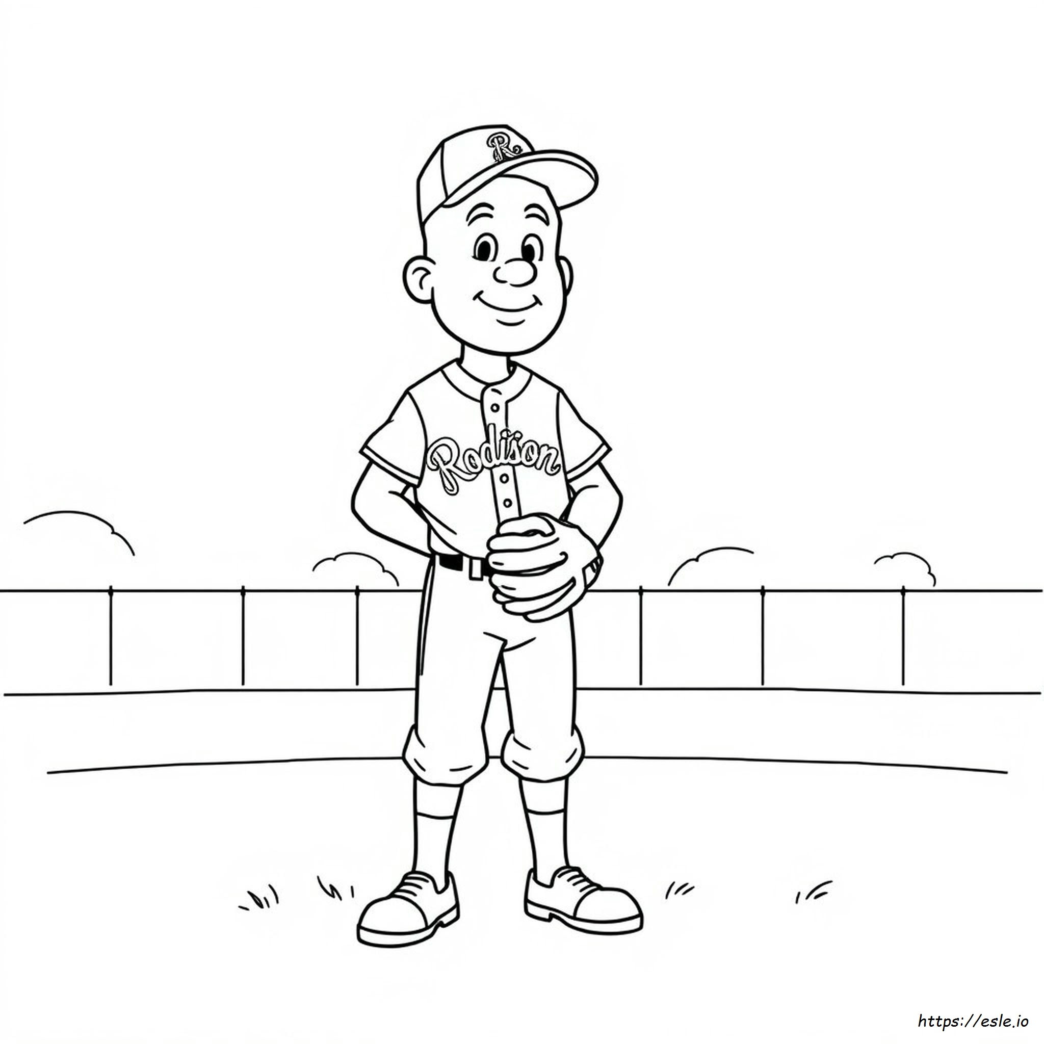 Dibujos Para Colorear De Jackie Robinson