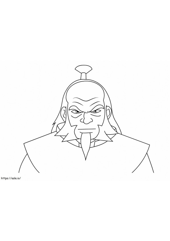 Iroh 4 coloring page