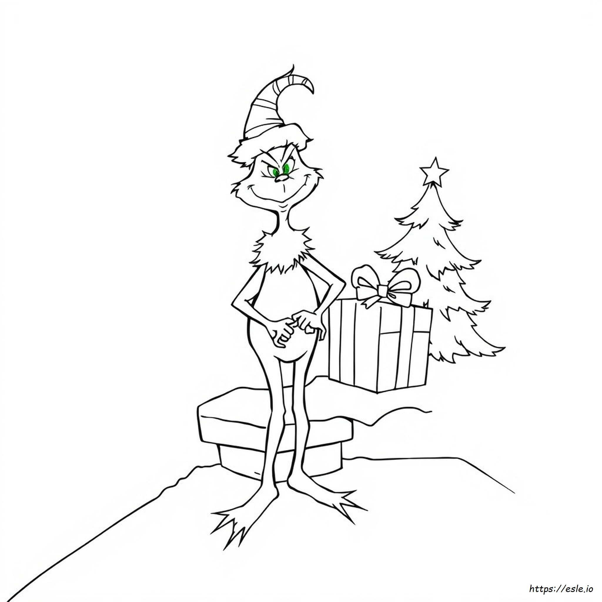 The Grinch Coloring Page Pdf