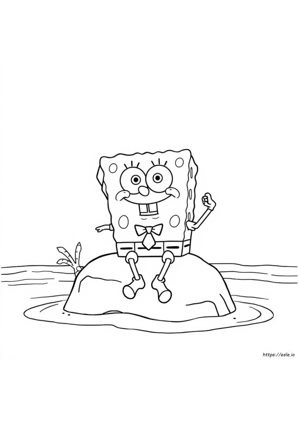 Bob Esponja Para Colorear