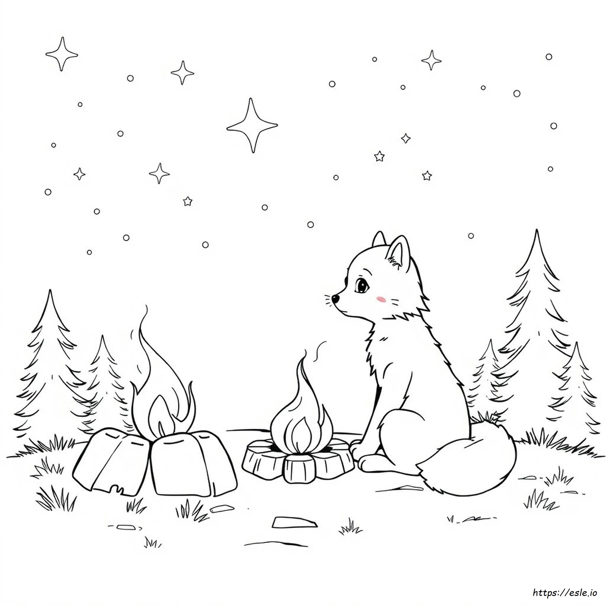 Dibujos De Lobo Anime Cachorro Para Colorear