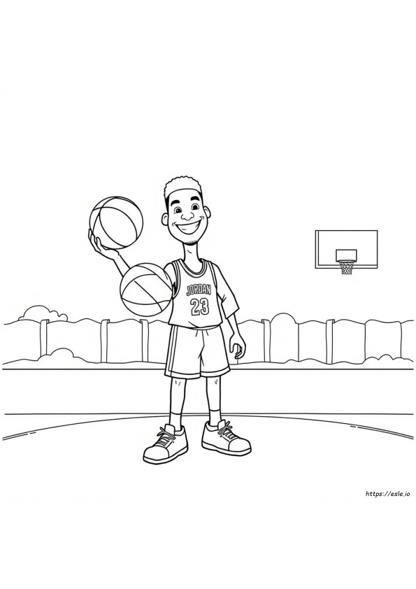 Halaman Mewarnai Jordan Addison