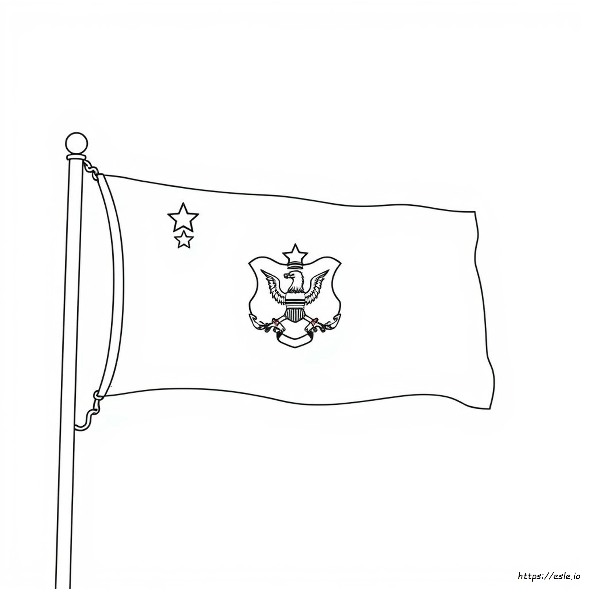 Bandera De Pensilvania Para Colorear