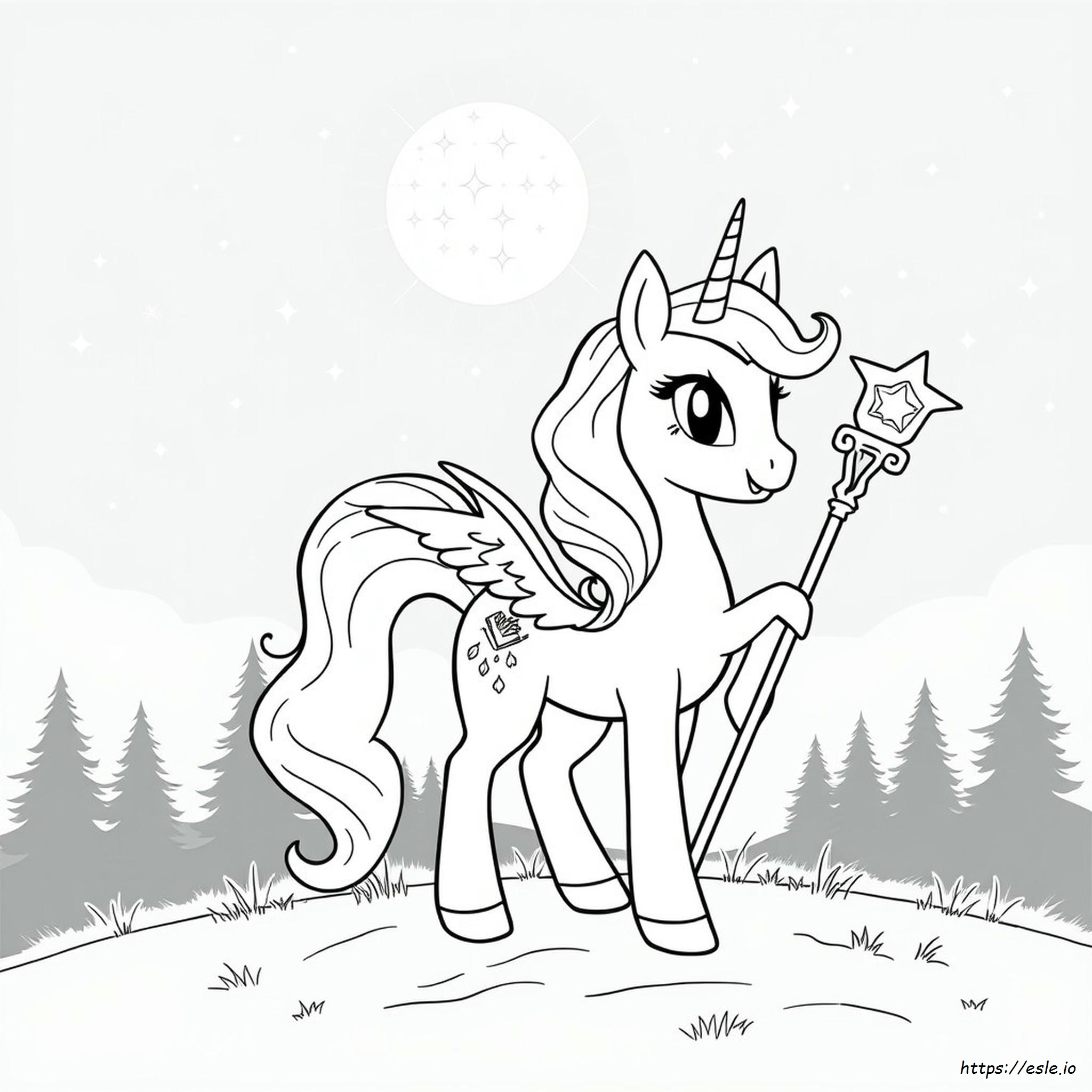 My Little Pony Luna Para Colorear