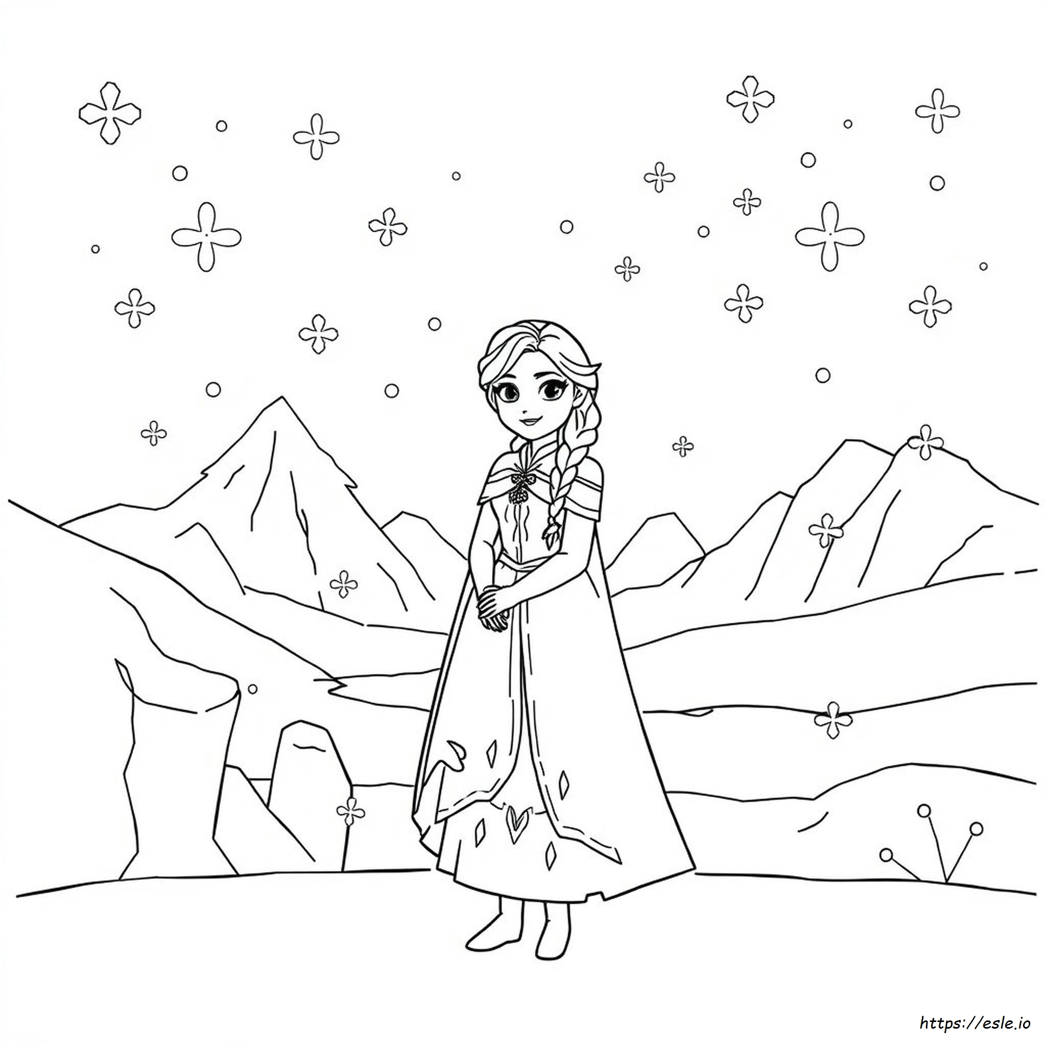 Princesa Anna Para Colorear E Imprimir