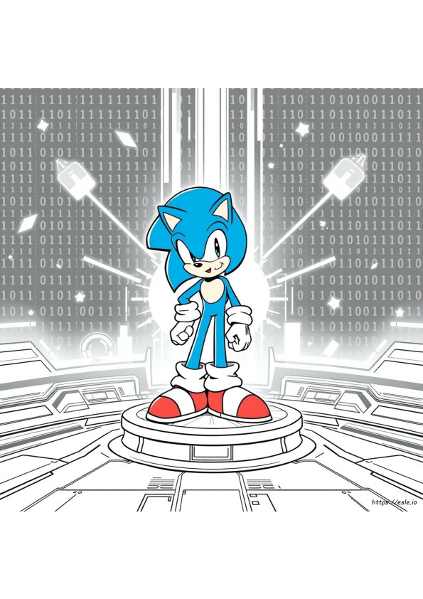 Sonic Exe Da Colorare