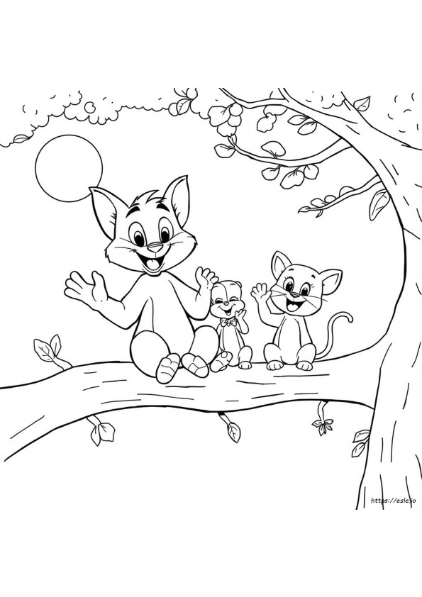 Coloriages Talking Tom Et Ses Amis Becca
