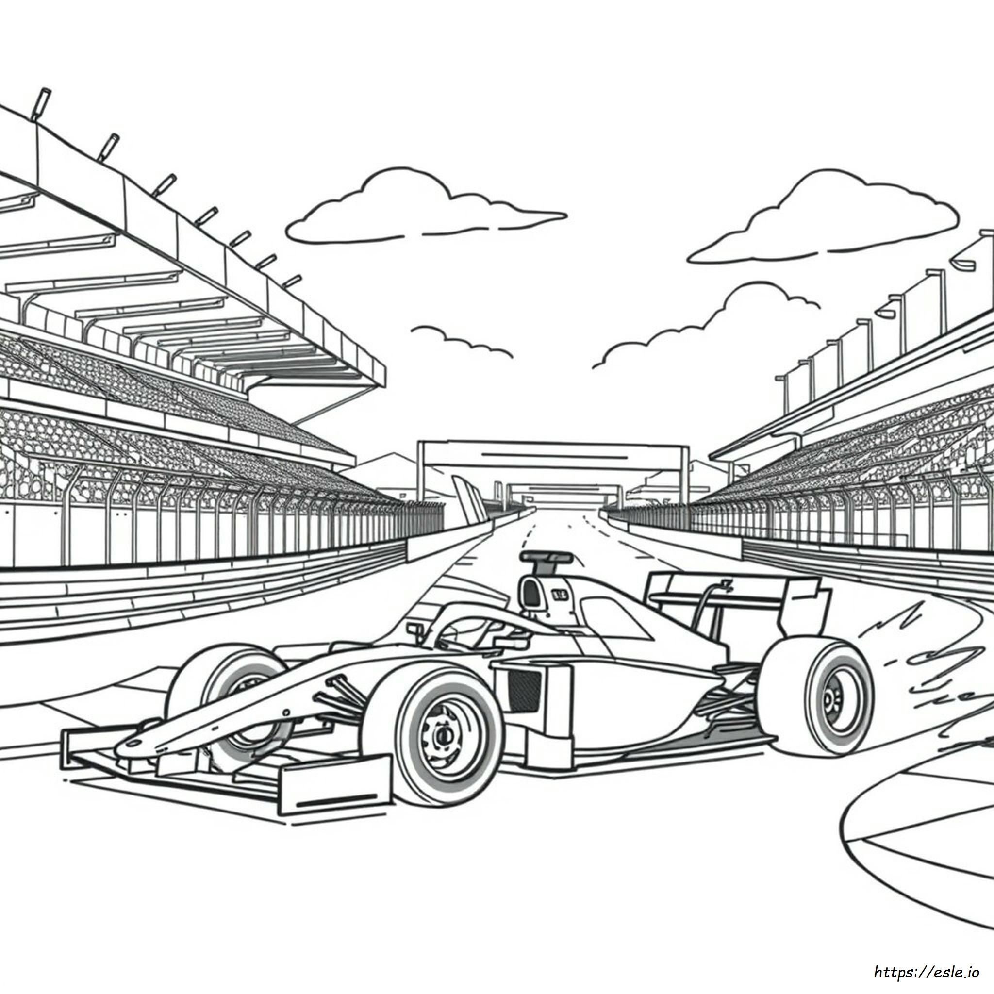Disegni Da Colorare Di Auto Di Formula 1 Da Stampare