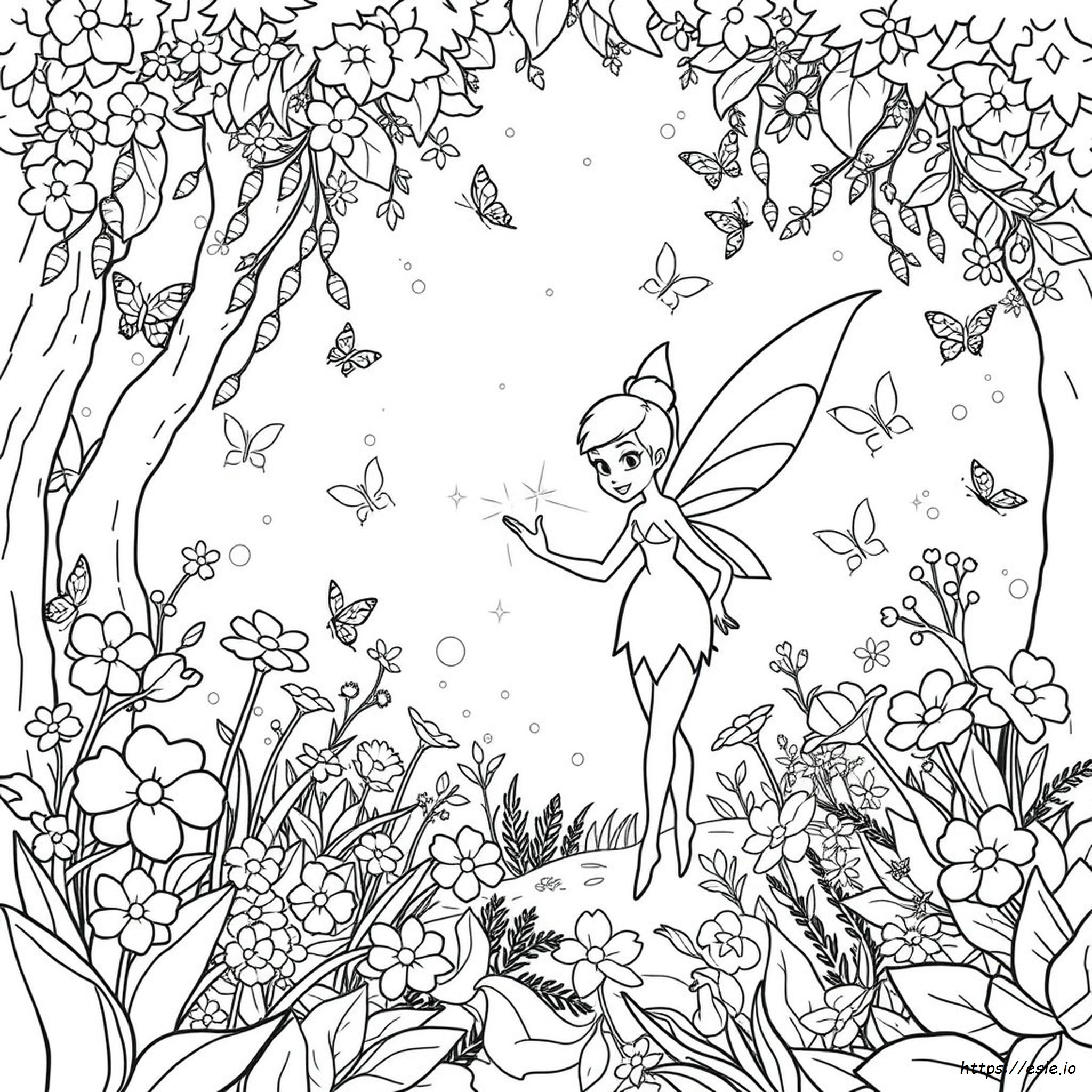 Disney Fairies Silvermist Coloring Pages