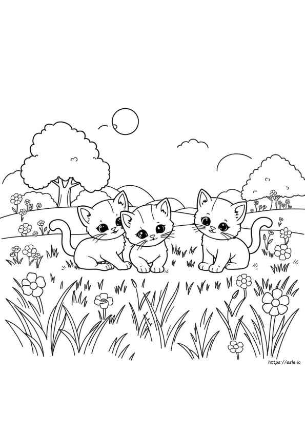 Super Gatinhos Para Colorir