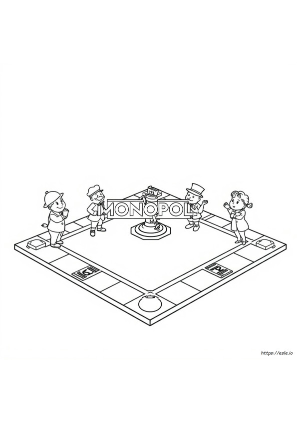 Monopoly Disegni Da Colorare Gratis