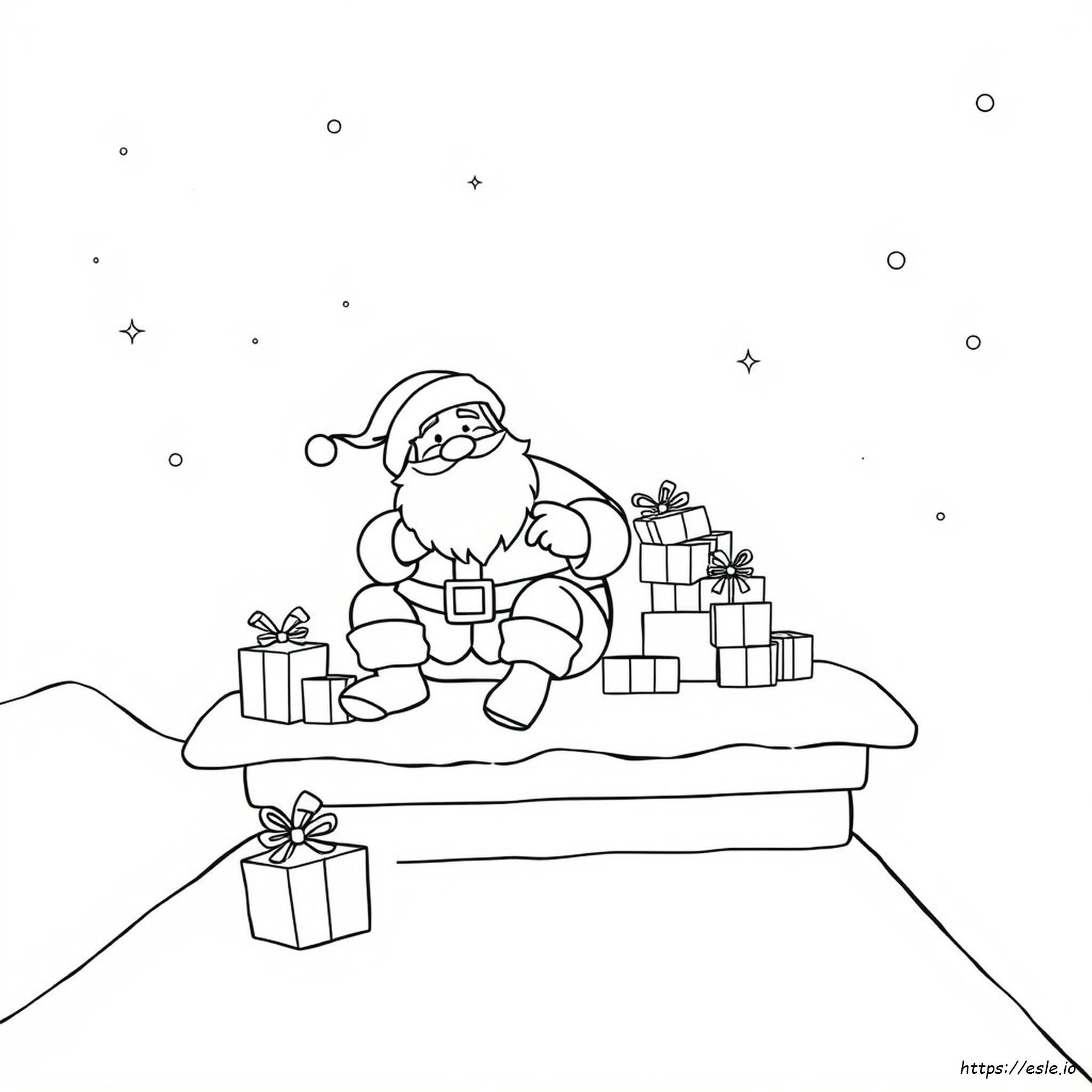 Dibujos De Papá Noel Para Colorear