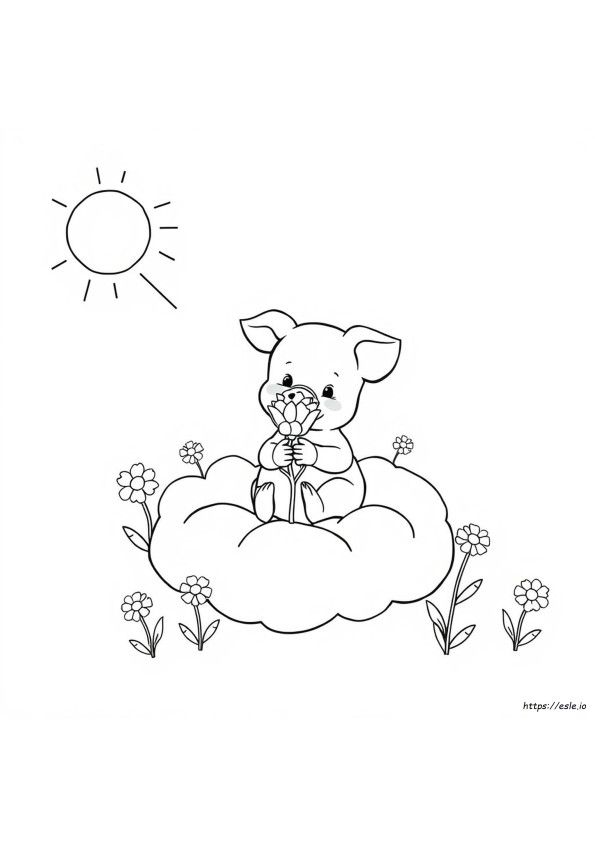 Pagina Da Colorare Poppy Playtime Maialino Maialino