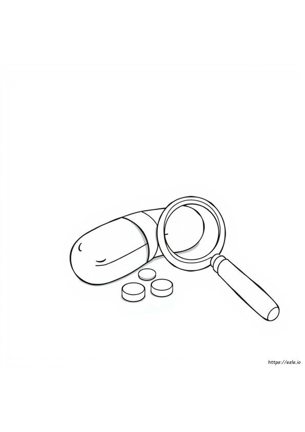 Pill Medicine Coloring Pages