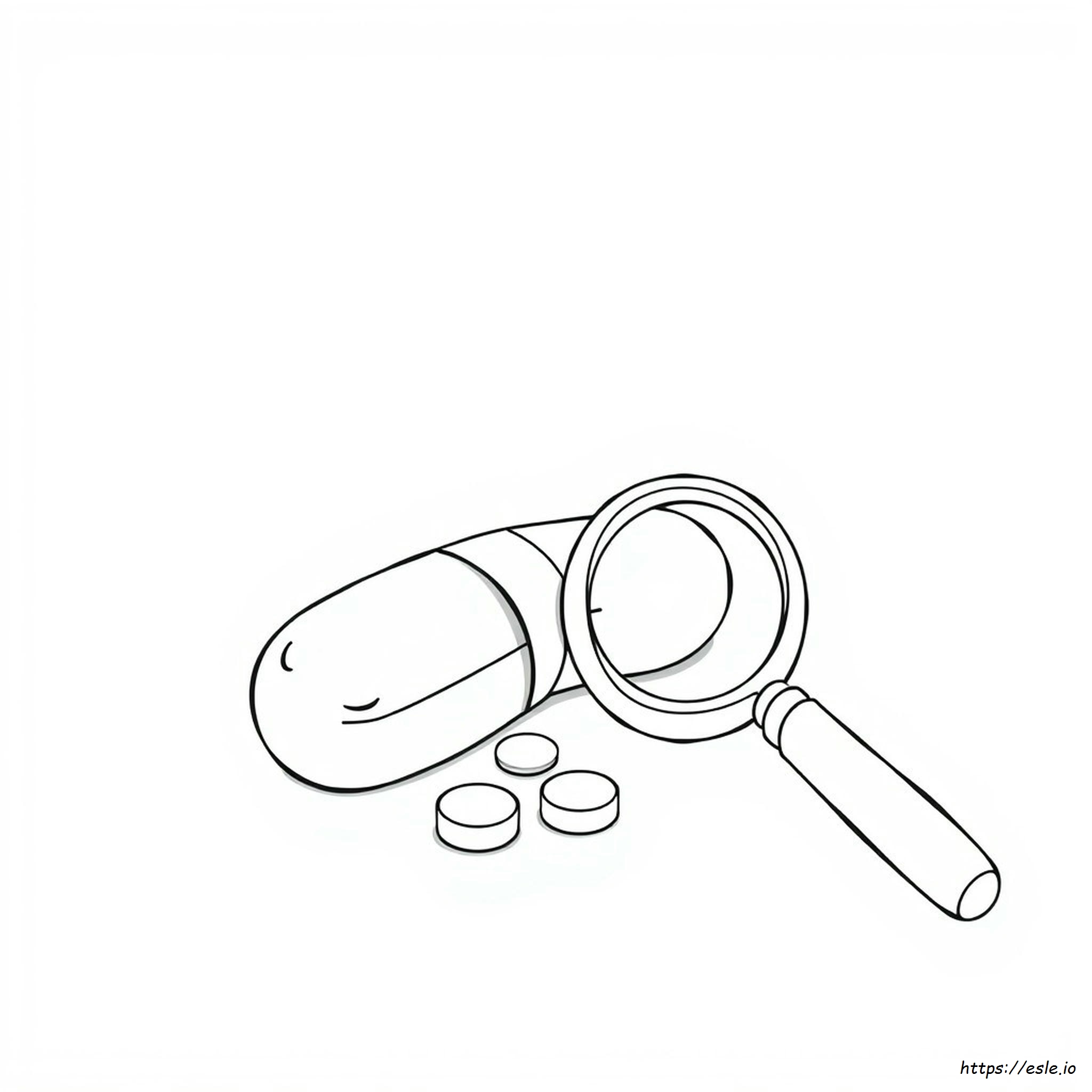 Pill Medicine Disegni Da Colorare