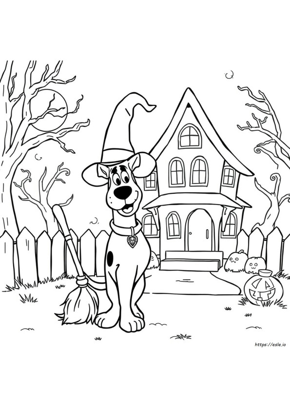 Scooby Doo Halloween Da Colorare