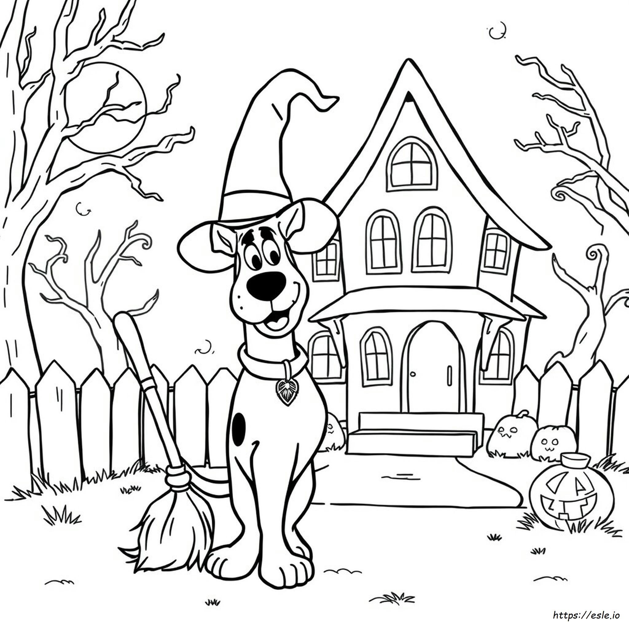Scooby Doo Halloween Coloring