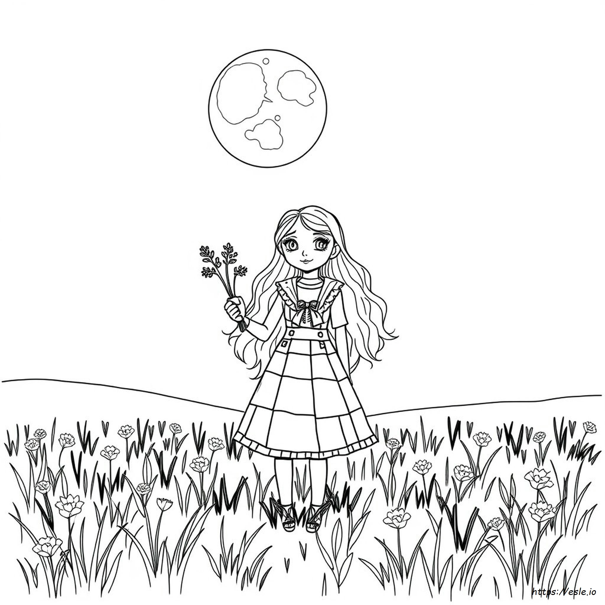 Luna Lovegood Para Colorear