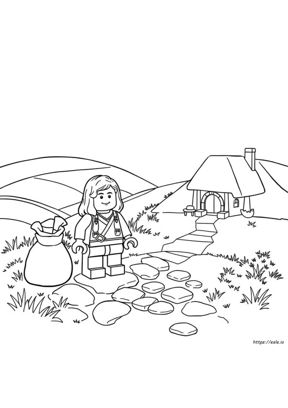 Lego Hobbit Coloring Pages