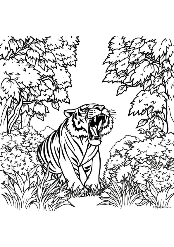 Gambar Mewarnai Buas