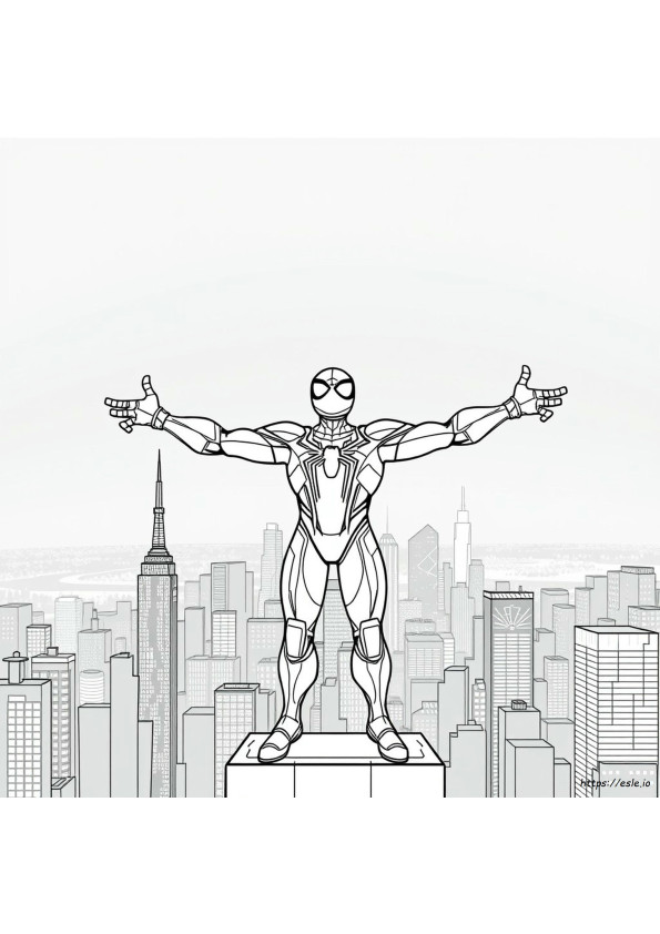 Kolorowanki Robot Spider-Man