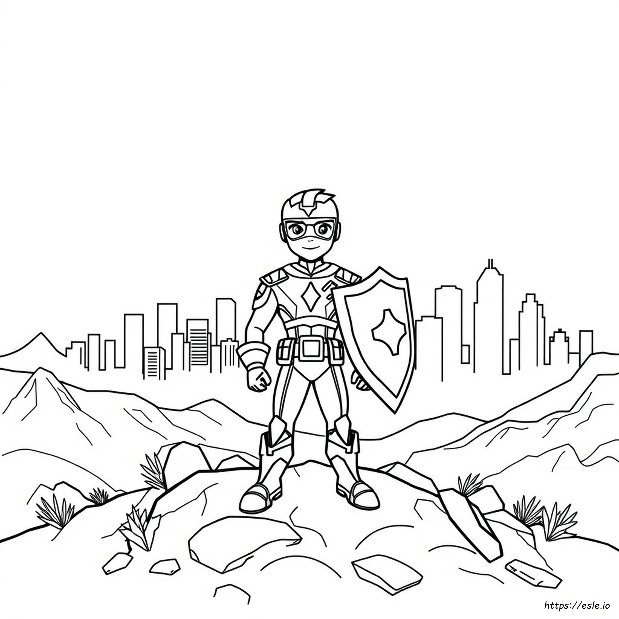 Disegni Da Colorare Di Ranger Rob