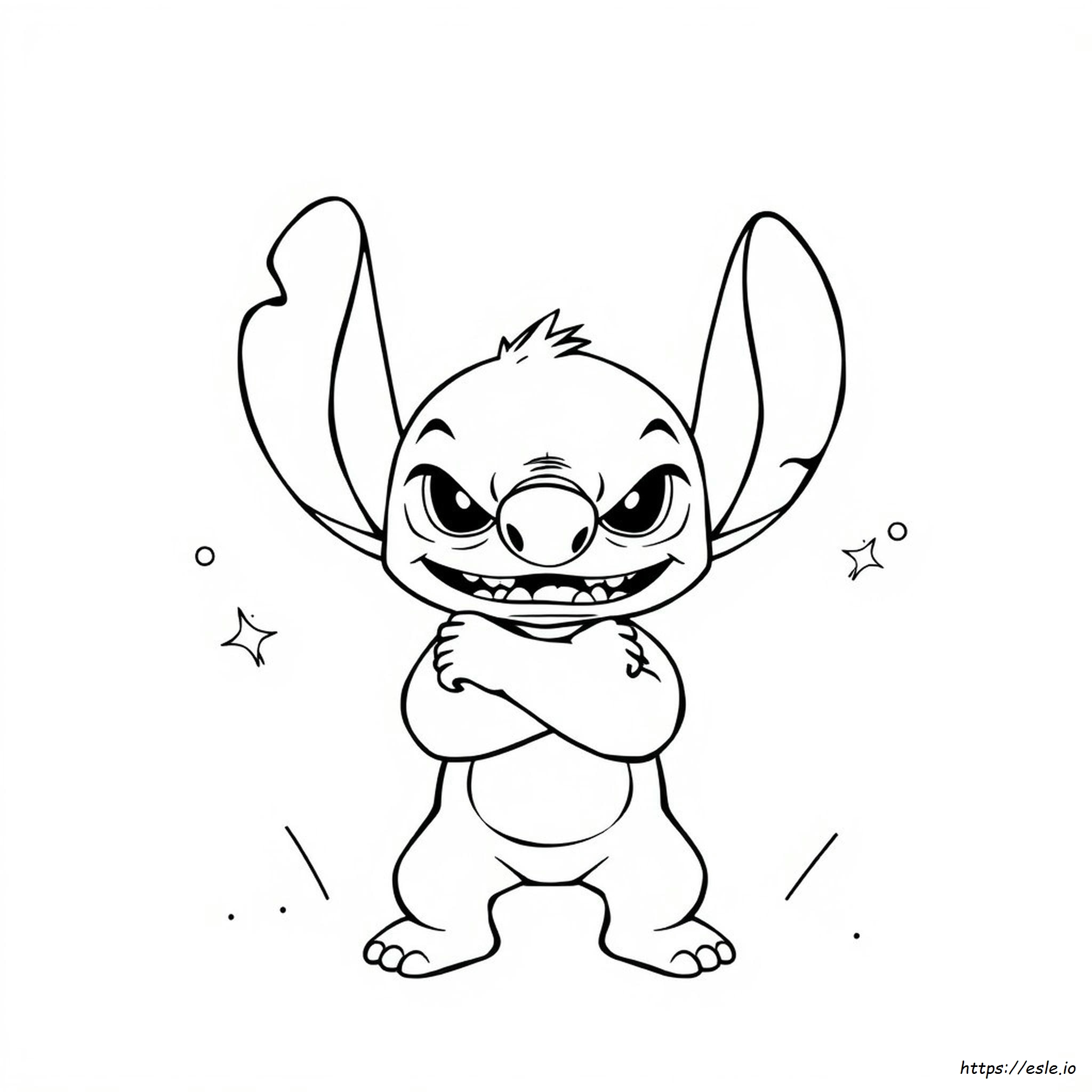 Stitch Arrabbiato Da Colorare