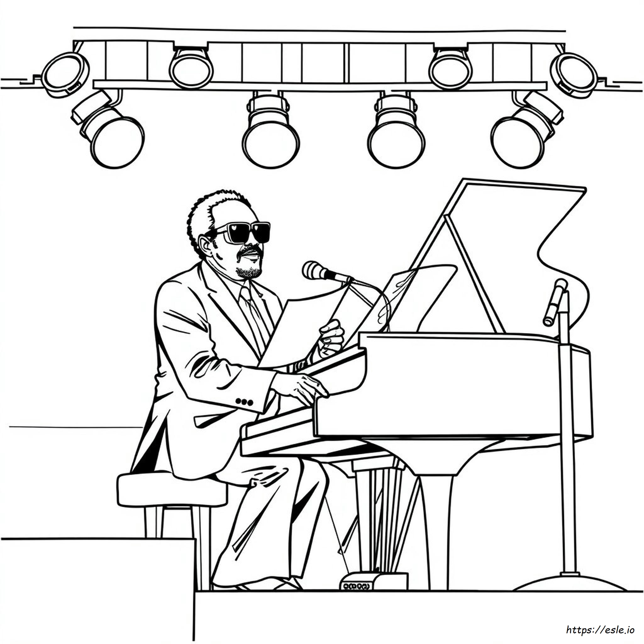 Stevie Wonder Kolorowanka