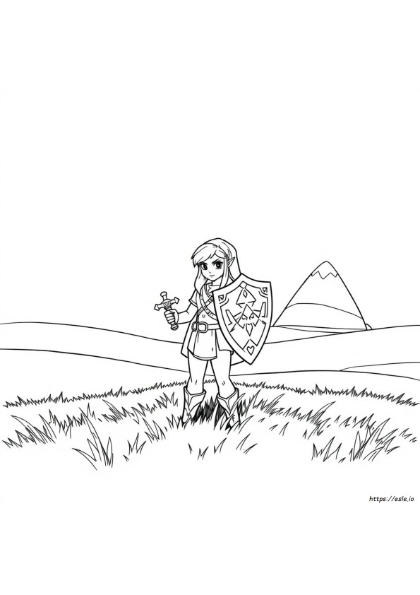 Zelda Da Colorare