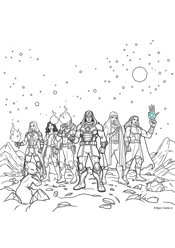 Avengers Infinity War Disegni Da Colorare E Stampare