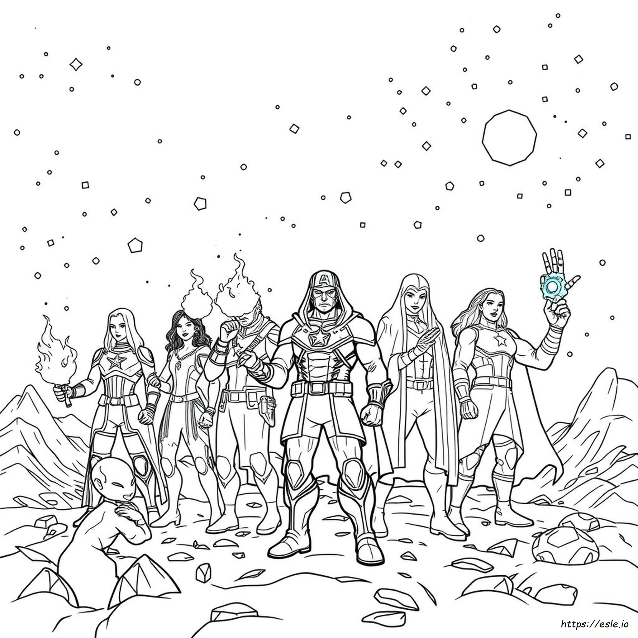 Avengers Infinity War Disegni Da Colorare E Stampare
