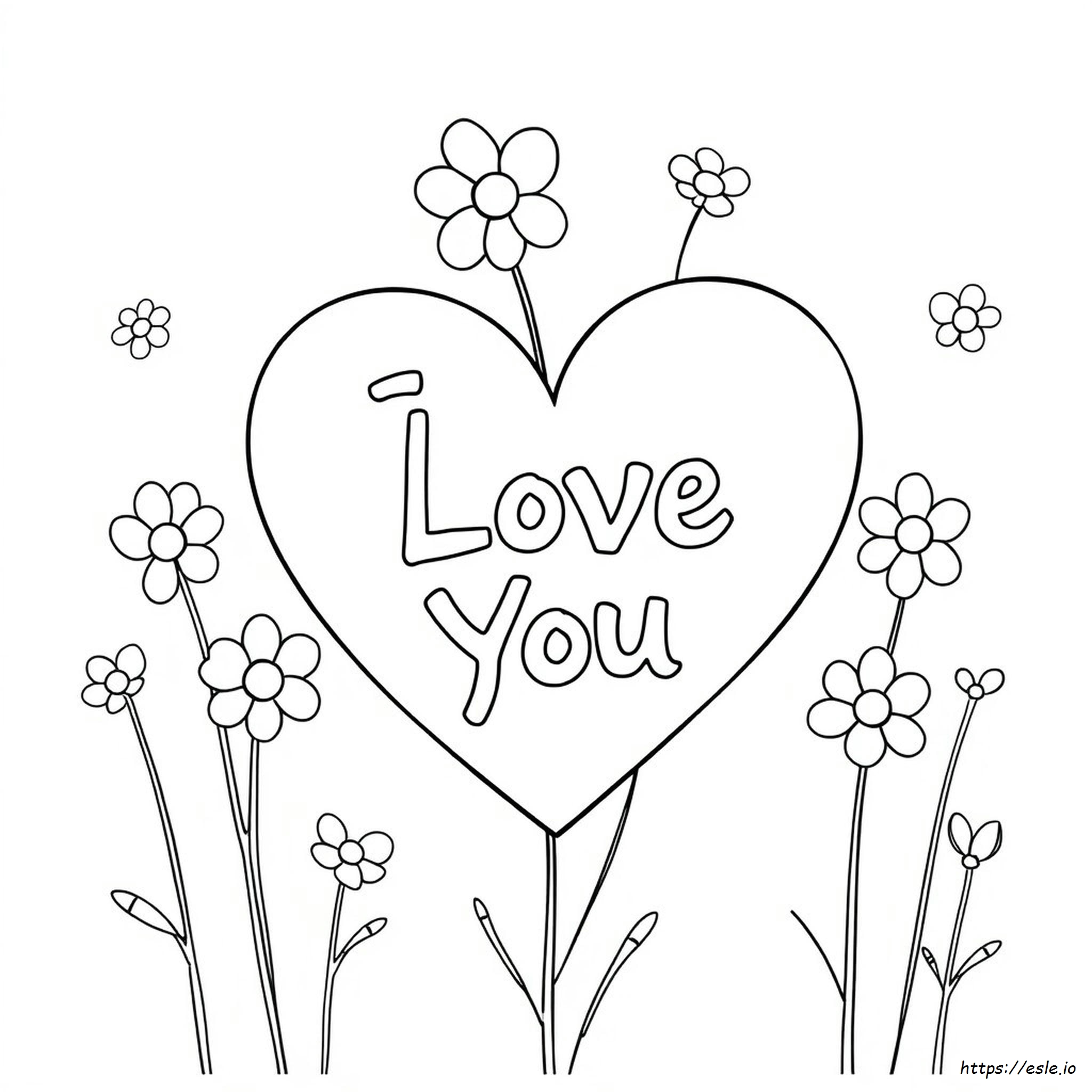 Free Printable I Love You Coloring Pages For Adults