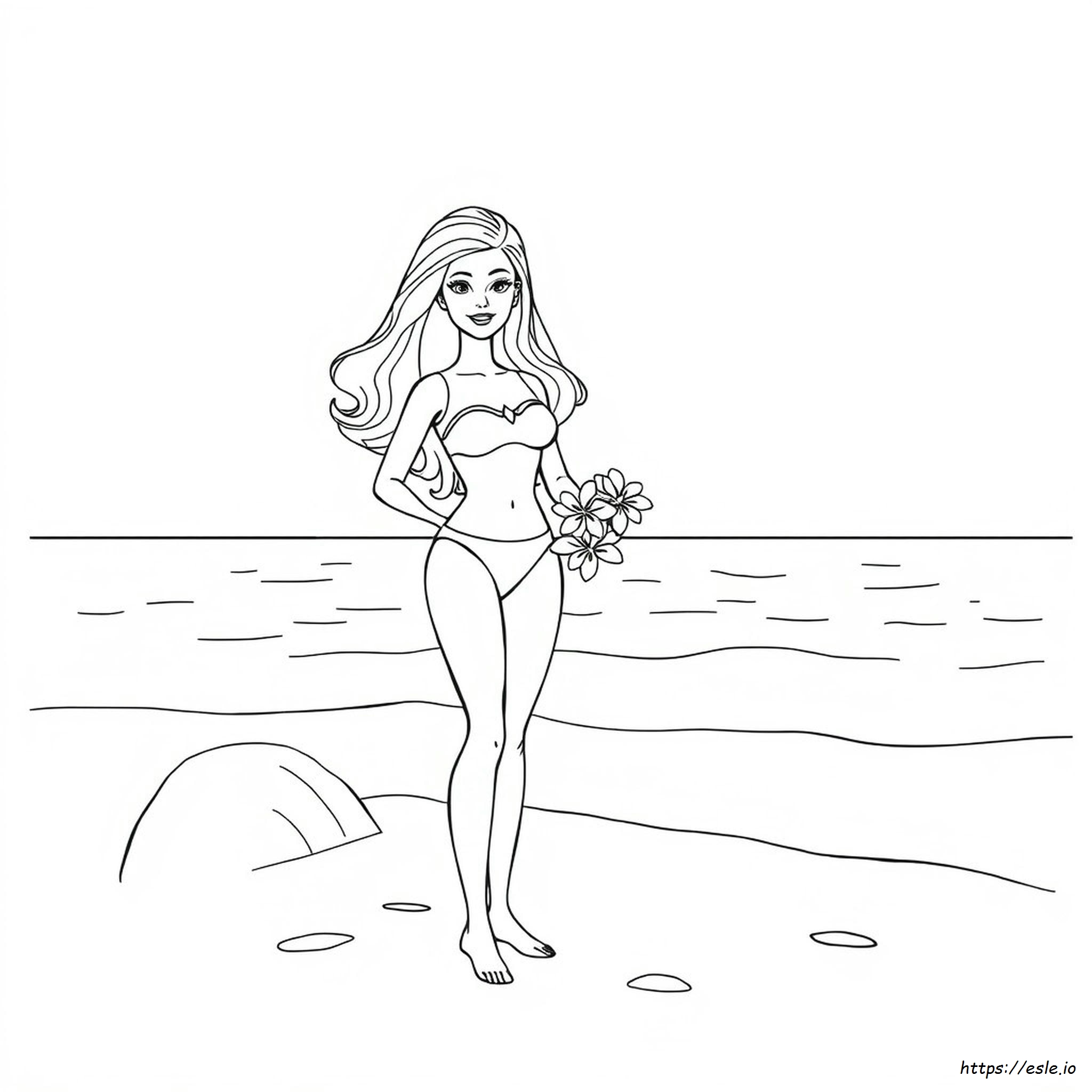 Barbie Bebek Boyama Sayfaları Çıktı Al