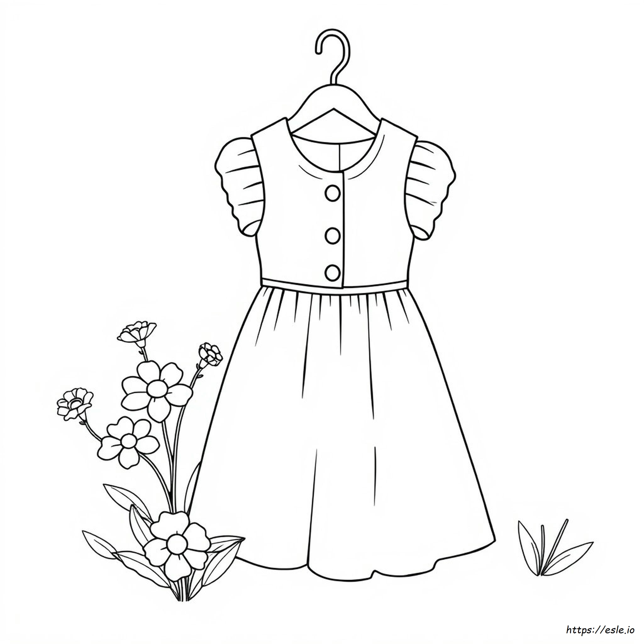 Vestidos Para Colorear