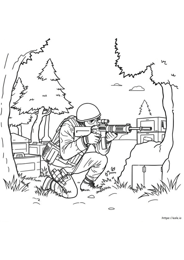 Immagini Da Colorare Di Call Of Duty