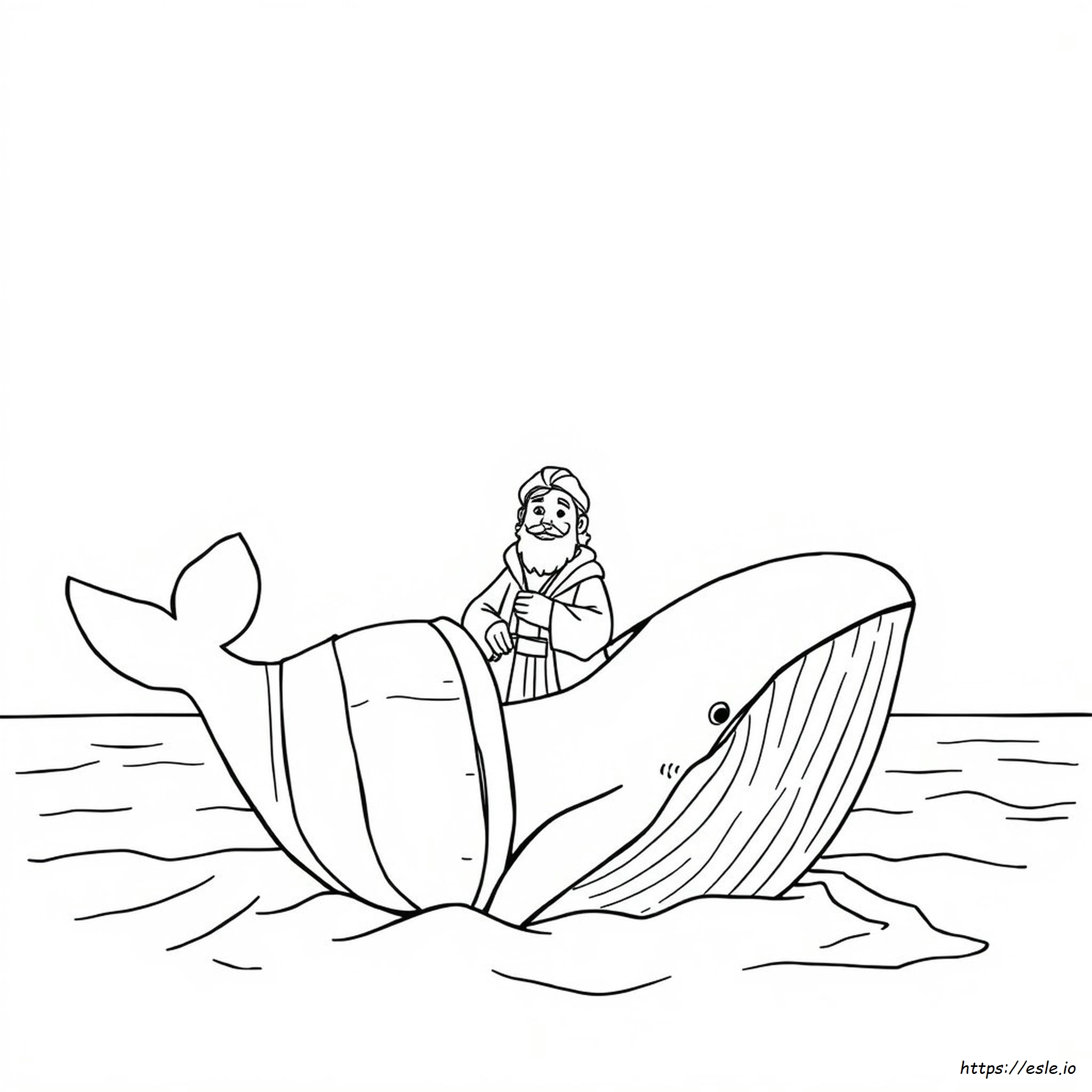 Ausmalbild Jona Und Der Wal