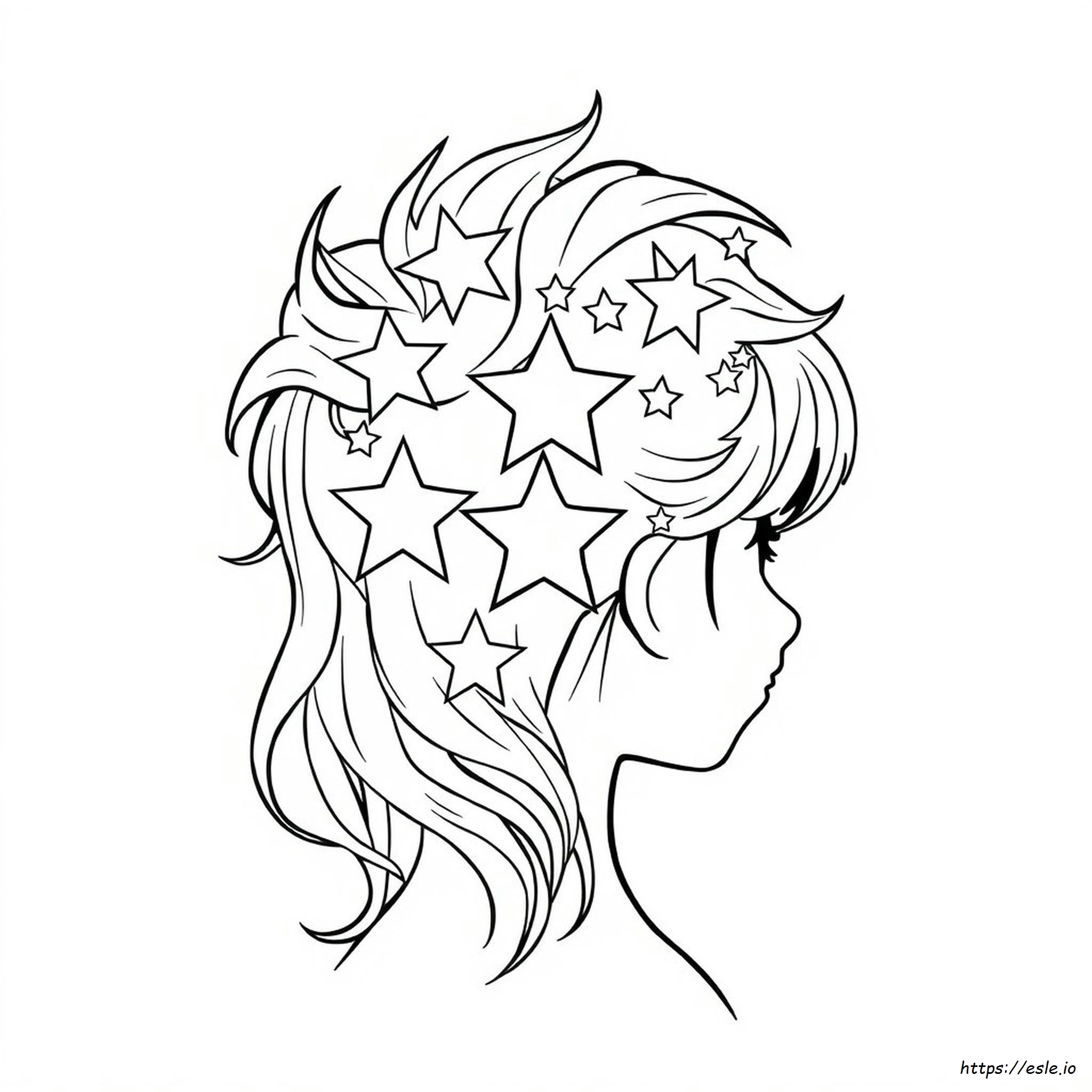 Tecniche Di Colorazione Capelli Con Motivo A Stelle