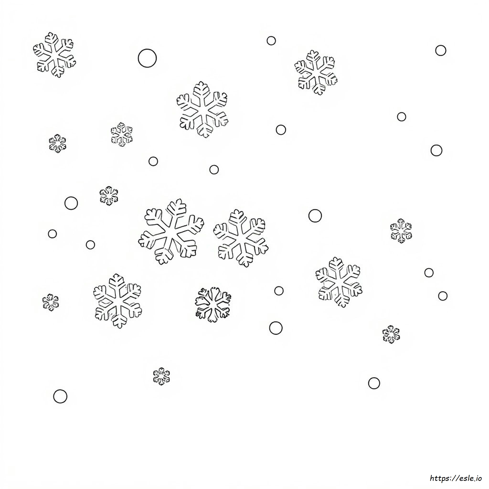 Coloring Sheets Of Snowflakes