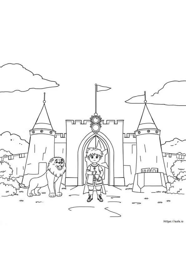 Coloriages Vérité Et Le Royaume Magique