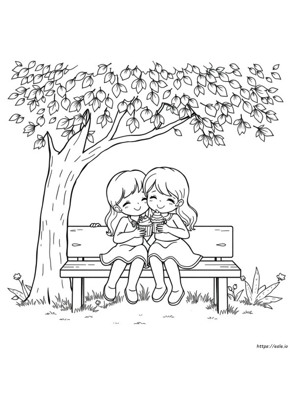 Precious Moments Ystävät Värityskuvat