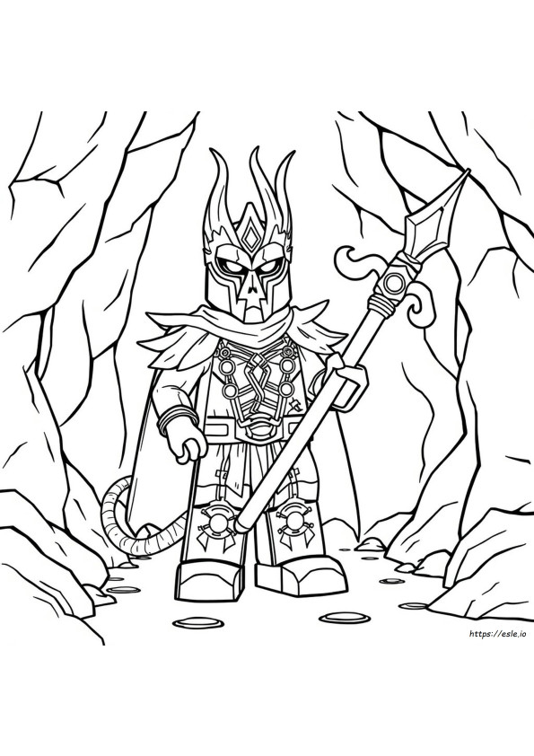 Lord Garmadon Coloring Page