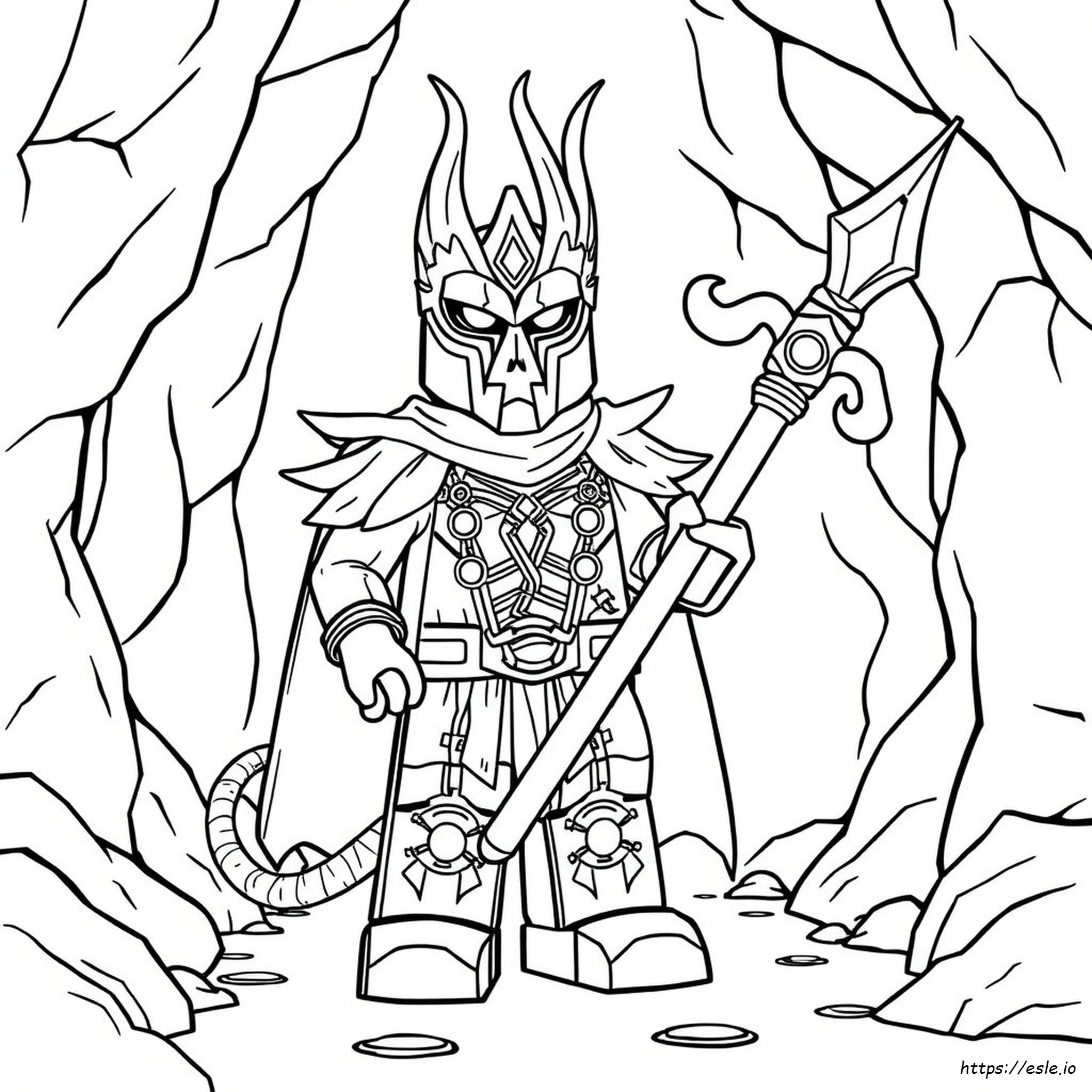 Lord Garmadon Coloring Page