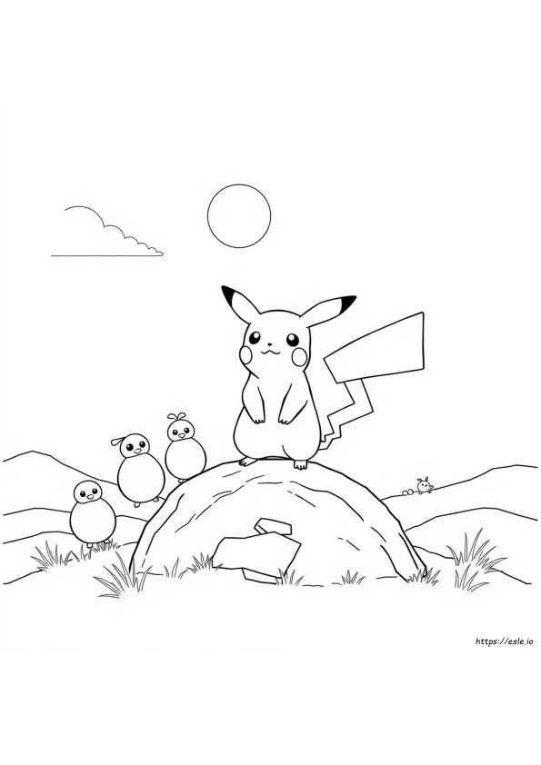 Lembar Mewarnai Pokemon Dapat Dicetak