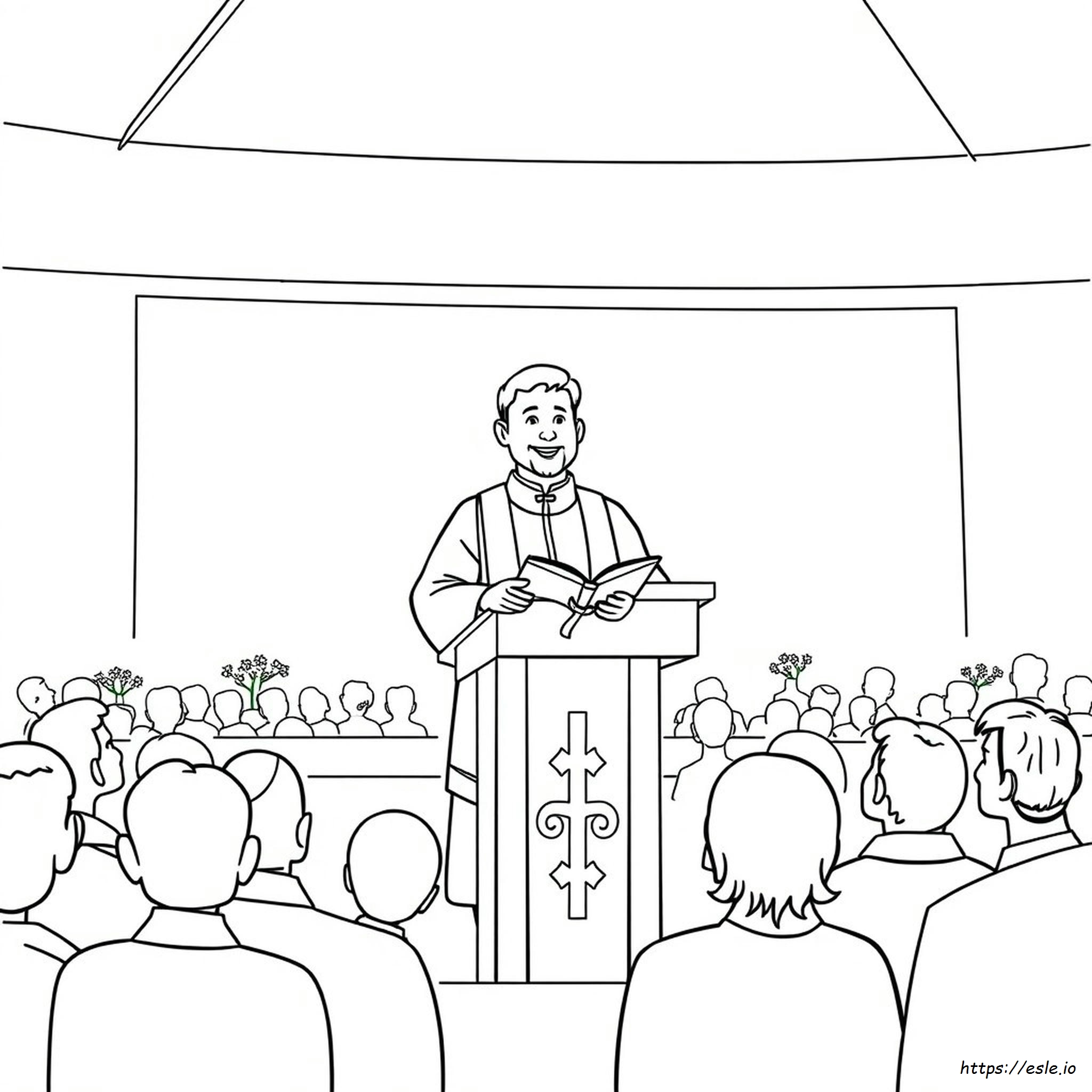 Hojas Para Colorear Del Día De Apreciación Del Pastor