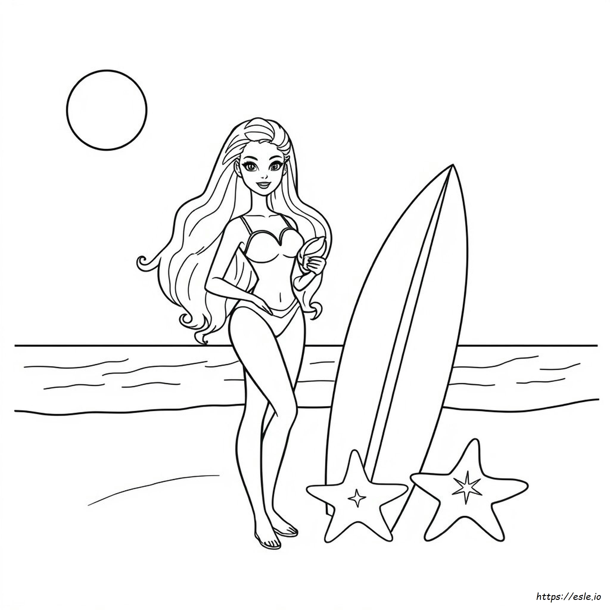 Disegni Da Colorare Di Barbie In Pdf