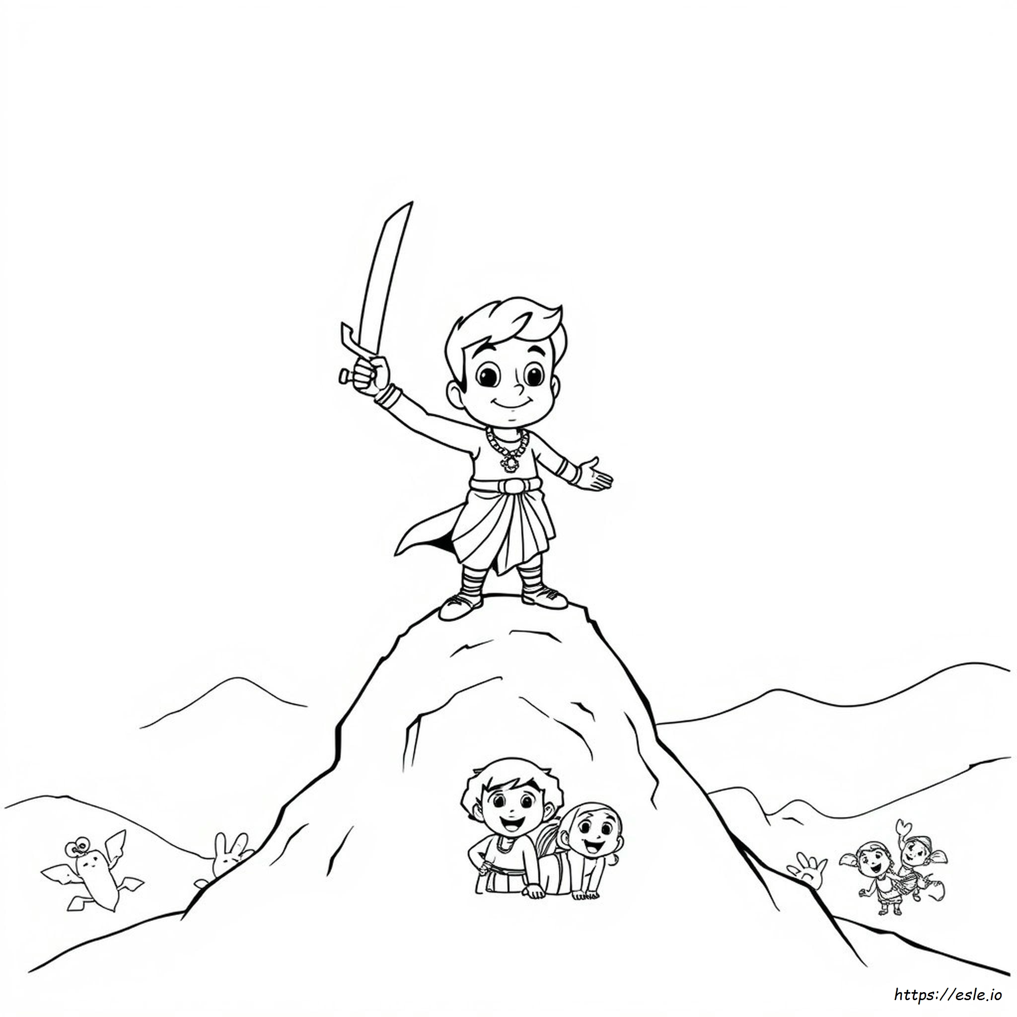 Chhota Bheem Da Colorare